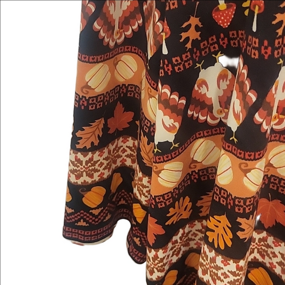 Womens XXL Fall Harvest Thanksgiving Dress - Picture 5 of 9